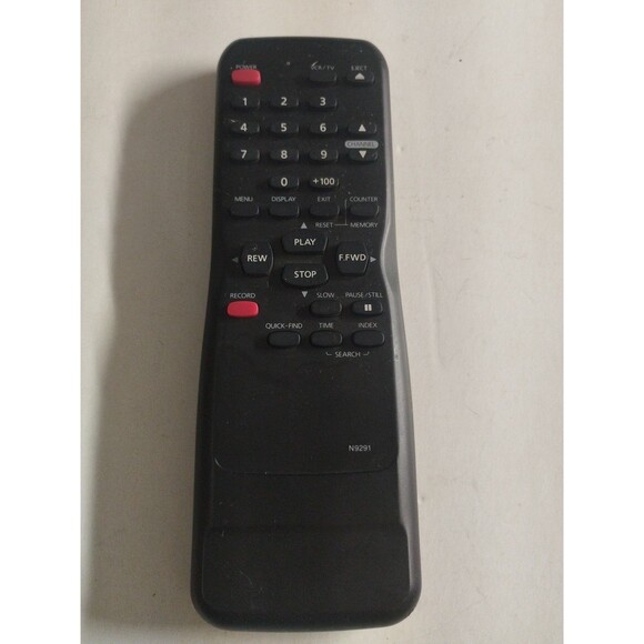 FUNAI Sylvania LXI Symphonic White-Westinghouse N9291 TV VCR Remote Control - Picture 1 of 3